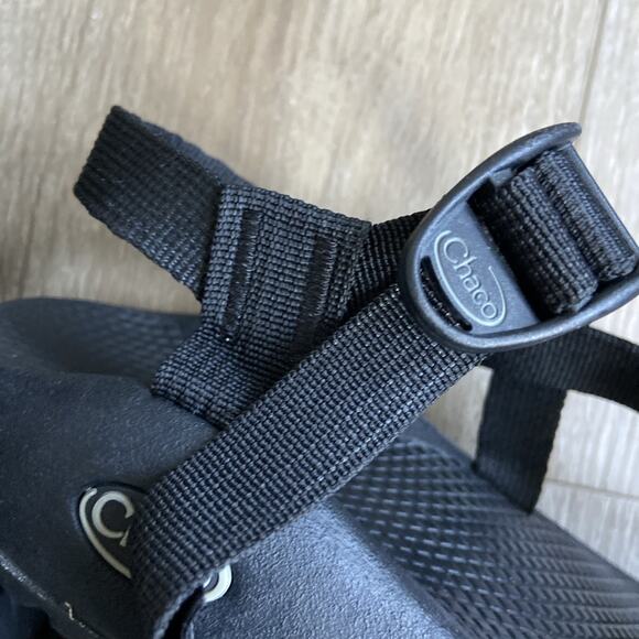 Chaco Z/1 Adjustable Strap Classic Sandal Women Sz 9 Black - Picture 9 of 11